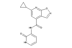 6-cyclopropyl-N-(2-keto-1H-pyridin-3-yl)isoxazolo[5,4-b]pyridine-4-carboxamide