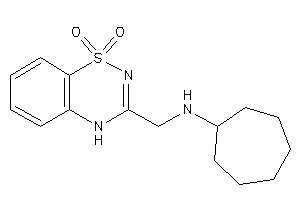 Cycloheptyl-[(1,1-diketo-4H-benzo[e][1,2,4]thiadiazin-3-yl)methyl]amine