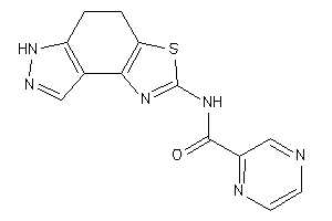 N-(5,6-dihydro-4H-pyrazolo[4,3-e][1,3]benzothiazol-2-yl)pyrazinamide
