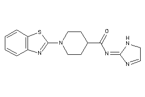 Image of 1-(1,3-benzothiazol-2-yl)-N-(3-imidazolin-2-ylidene)isonipecotamide