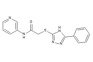 Image of 2-[(5-phenyl-4H-1,2,4-triazol-3-yl)thio]-N-(3-pyridyl)acetamide