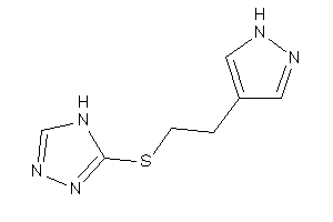 3-[2-(1H-pyrazol-4-yl)ethylthio]-4H-1,2,4-triazole