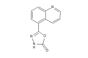 Image of 5-(5-quinolyl)-3H-1,3,4-oxadiazol-2-one