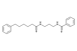 N-[3-(6-phenylhexanoylamino)propyl]benzamide