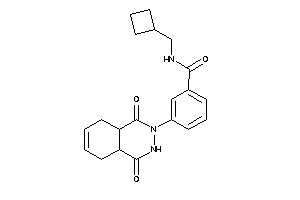 N-(cyclobutylmethyl)-3-(1,4-diketo-4a,5,8,8a-tetrahydro-3H-phthalazin-2-yl)benzamide