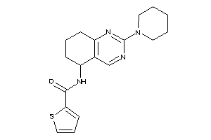 Image of N-(2-piperidino-5,6,7,8-tetrahydroquinazolin-5-yl)thiophene-2-carboxamide