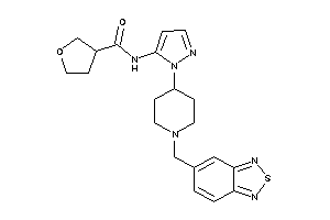 N-[2-[1-(piazthiol-5-ylmethyl)-4-piperidyl]pyrazol-3-yl]tetrahydrofuran-3-carboxamide