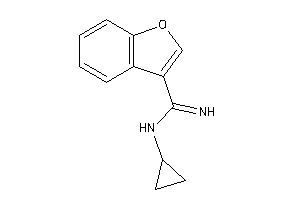 N-cyclopropylbenzofuran-3-carboxamidine