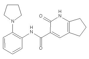 2-keto-N-(2-pyrrolidinophenyl)-1,5,6,7-tetrahydro-1-pyrindine-3-carboxamide