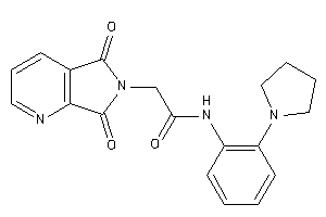 Image of 2-(5,7-diketopyrrolo[3,4-b]pyridin-6-yl)-N-(2-pyrrolidinophenyl)acetamide