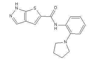 N-(2-pyrrolidinophenyl)-1H-thieno[2,3-c]pyrazole-5-carboxamide