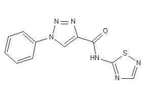 Image of 1-phenyl-N-(1,2,4-thiadiazol-5-yl)triazole-4-carboxamide