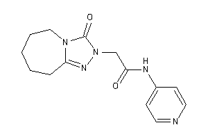 2-(3-keto-6,7,8,9-tetrahydro-5H-[1,2,4]triazolo[4,3-a]azepin-2-yl)-N-(4-pyridyl)acetamide