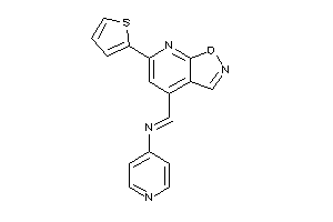 4-pyridyl-[[6-(2-thienyl)isoxazolo[5,4-b]pyridin-4-yl]methylene]amine