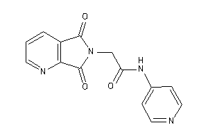 2-(5,7-diketopyrrolo[3,4-b]pyridin-6-yl)-N-(4-pyridyl)acetamide