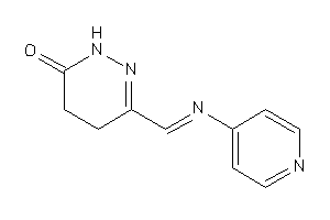 3-(4-pyridyliminomethyl)-4,5-dihydro-1H-pyridazin-6-one