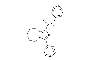 Image of 3-phenyl-N-(4-pyridyl)-6,7,8,9-tetrahydro-5H-imidazo[1,5-a]azepine-1-carboxamide