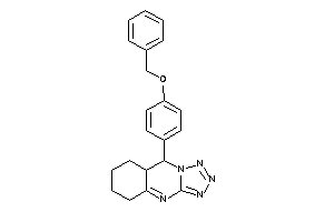 9-(4-benzoxyphenyl)-5,6,7,8,8a,9-hexahydrotetrazolo[5,1-b]quinazoline