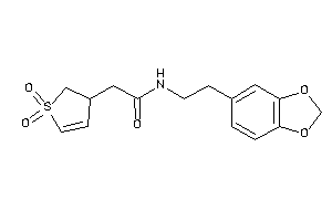Image of 2-(1,1-diketo-2,3-dihydrothiophen-3-yl)-N-homopiperonyl-acetamide