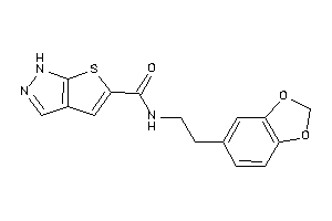 Image of N-homopiperonyl-1H-thieno[2,3-c]pyrazole-5-carboxamide