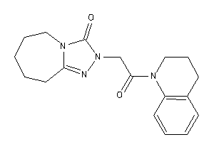 Image of 2-[2-(3,4-dihydro-2H-quinolin-1-yl)-2-keto-ethyl]-6,7,8,9-tetrahydro-5H-[1,2,4]triazolo[4,3-a]azepin-3-one