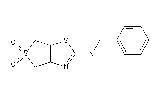 Image of Benzyl-(5,5-diketo-3a,4,6,6a-tetrahydrothieno[3,4-d]thiazol-2-yl)amine