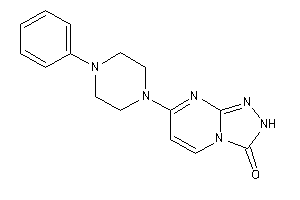 Image of 7-(4-phenylpiperazino)-2H-[1,2,4]triazolo[4,3-a]pyrimidin-3-one