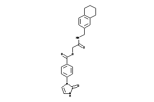 Image of 4-(2-keto-4-imidazolin-1-yl)benzoic Acid [2-keto-2-(tetralin-6-ylmethylamino)ethyl] Ester