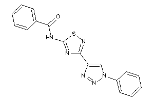 N-[3-(1-phenyltriazol-4-yl)-1,2,4-thiadiazol-5-yl]benzamide