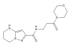 N-(3-keto-3-morpholino-propyl)-4,5,6,7-tetrahydropyrazolo[1,5-a]pyrimidine-2-carboxamide