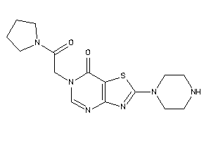 6-(2-keto-2-pyrrolidino-ethyl)-2-piperazino-thiazolo[4,5-d]pyrimidin-7-one