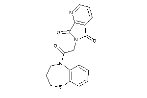 Image of 6-[2-(3,4-dihydro-2H-1,5-benzothiazepin-5-yl)-2-keto-ethyl]pyrrolo[3,4-b]pyridine-5,7-quinone