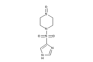 Image of 4-(1H-imidazol-4-ylsulfonyl)-1,4-thiazinane 1-oxide