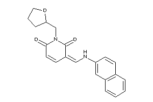 Image of 3-[(2-naphthylamino)methylene]-1-(tetrahydrofurfuryl)pyridine-2,6-quinone
