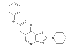2-(7-keto-2-piperidino-thiazolo[4,5-d]pyrimidin-6-yl)-N-phenyl-acetamide