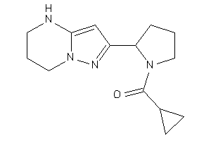 Cyclopropyl-[2-(4,5,6,7-tetrahydropyrazolo[1,5-a]pyrimidin-2-yl)pyrrolidino]methanone