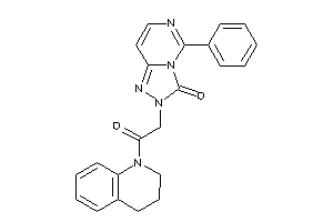 2-[2-(3,4-dihydro-2H-quinolin-1-yl)-2-keto-ethyl]-5-phenyl-[1,2,4]triazolo[3,4-f]pyrimidin-3-one