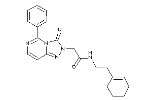 N-(2-cyclohexen-1-ylethyl)-2-(3-keto-5-phenyl-[1,2,4]triazolo[3,4-f]pyrimidin-2-yl)acetamide
