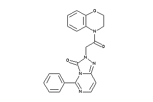 Image of 2-[2-(2,3-dihydro-1,4-benzoxazin-4-yl)-2-keto-ethyl]-5-phenyl-[1,2,4]triazolo[3,4-f]pyrimidin-3-one
