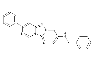 Image of N-benzyl-2-(3-keto-7-phenyl-[1,2,4]triazolo[3,4-f]pyrimidin-2-yl)acetamide