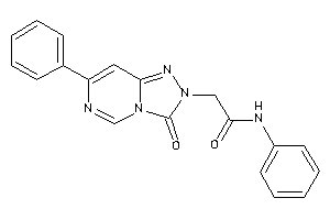 Image of 2-(3-keto-7-phenyl-[1,2,4]triazolo[3,4-f]pyrimidin-2-yl)-N-phenyl-acetamide