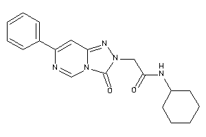 Image of N-cyclohexyl-2-(3-keto-7-phenyl-[1,2,4]triazolo[3,4-f]pyrimidin-2-yl)acetamide