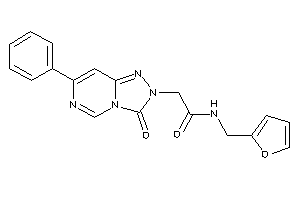 Image of N-(2-furfuryl)-2-(3-keto-7-phenyl-[1,2,4]triazolo[3,4-f]pyrimidin-2-yl)acetamide