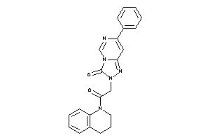 Image of 2-[2-(3,4-dihydro-2H-quinolin-1-yl)-2-keto-ethyl]-7-phenyl-[1,2,4]triazolo[3,4-f]pyrimidin-3-one