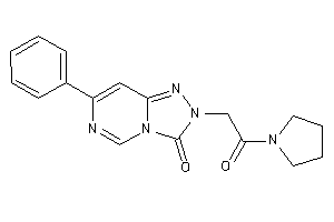 Image of 2-(2-keto-2-pyrrolidino-ethyl)-7-phenyl-[1,2,4]triazolo[3,4-f]pyrimidin-3-one