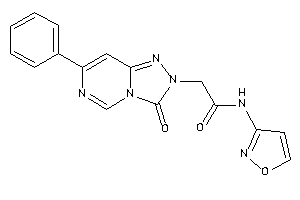 N-isoxazol-3-yl-2-(3-keto-7-phenyl-[1,2,4]triazolo[3,4-f]pyrimidin-2-yl)acetamide