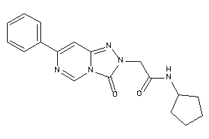 Image of N-cyclopentyl-2-(3-keto-7-phenyl-[1,2,4]triazolo[3,4-f]pyrimidin-2-yl)acetamide