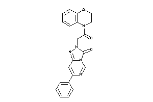 Image of 2-[2-(2,3-dihydro-1,4-benzoxazin-4-yl)-2-keto-ethyl]-7-phenyl-[1,2,4]triazolo[3,4-f]pyrimidin-3-one