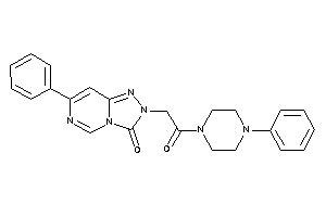 Image of 2-[2-keto-2-(4-phenylpiperazino)ethyl]-7-phenyl-[1,2,4]triazolo[3,4-f]pyrimidin-3-one