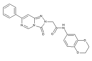 N-(2,3-dihydro-1,4-benzodioxin-6-yl)-2-(3-keto-7-phenyl-[1,2,4]triazolo[3,4-f]pyrimidin-2-yl)acetamide